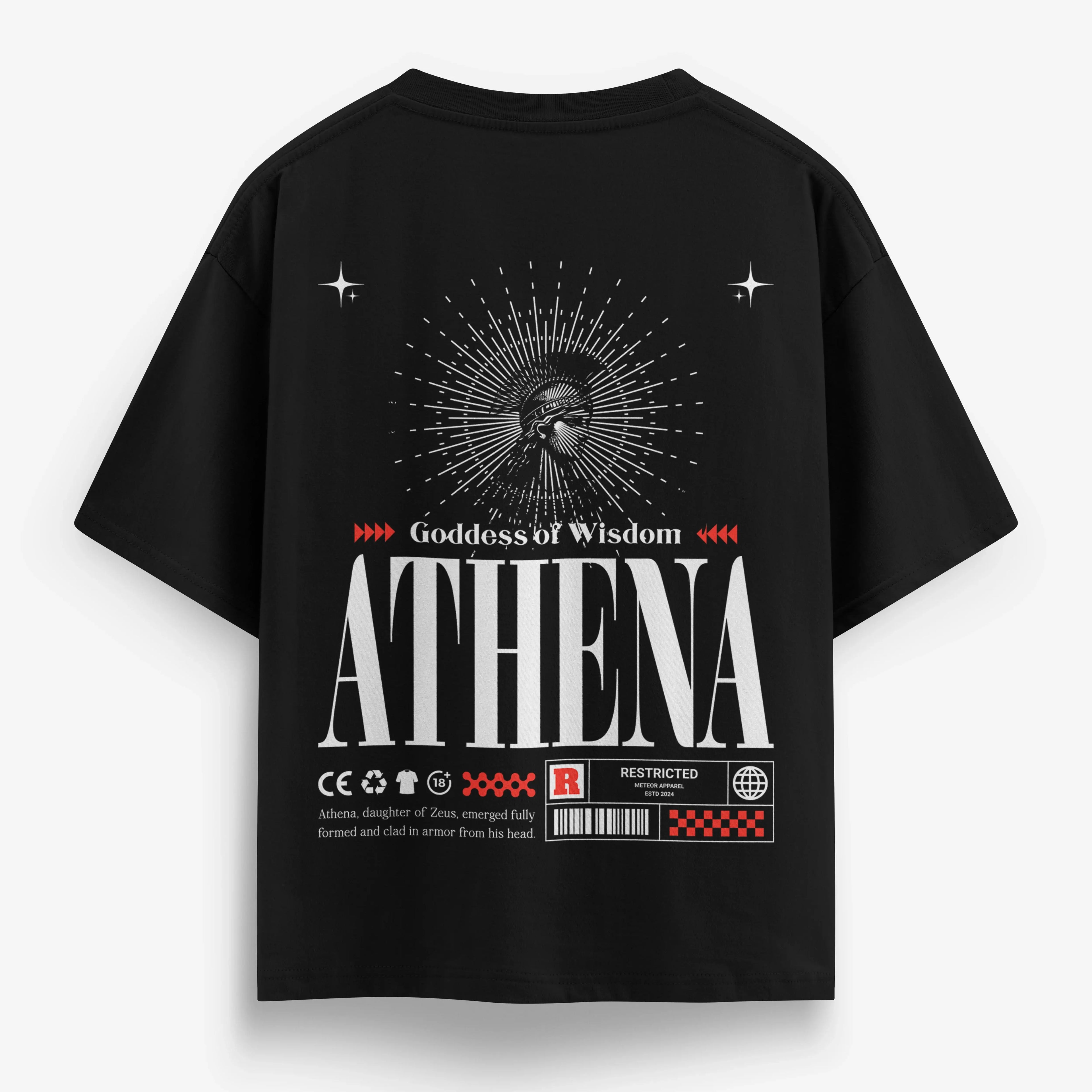 Athena - Premium Oversized T-Shirt - Meteor Fashion
