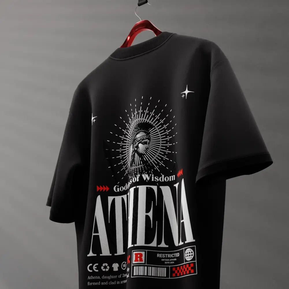 Athena - Premium Oversized T-Shirt - Meteor Fashion