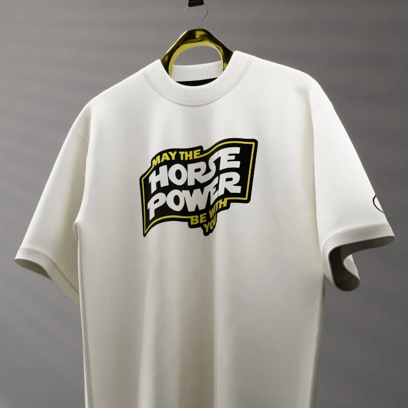 May the Horsepower Be With You – Oversized Tee