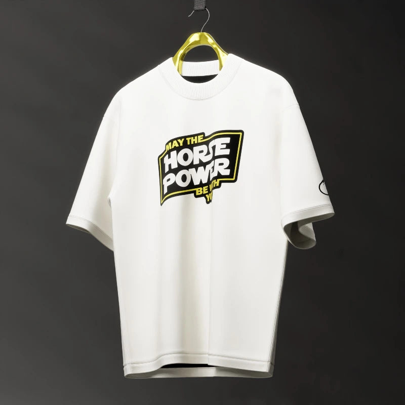 May the Horsepower Be With You – Oversized Tee